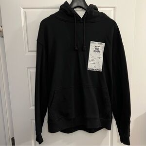 SUNDAE SCHOOL MENS HOODIE “WHY THE RUSH”